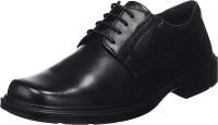 ECCO Helsinki Derby Shoe in Black Santiago